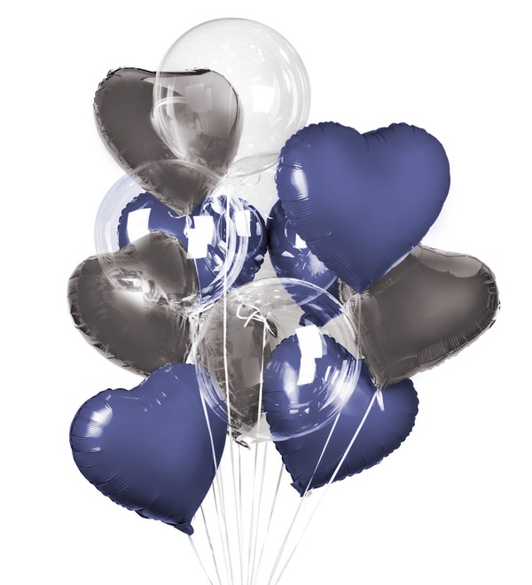 Bouquet of balloons Magic (11 or 21 balloons) – photo #1