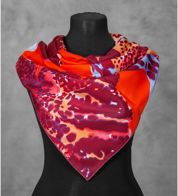 Silk scarf Christian Dior (Italy, 90х90 cm) – photo #3