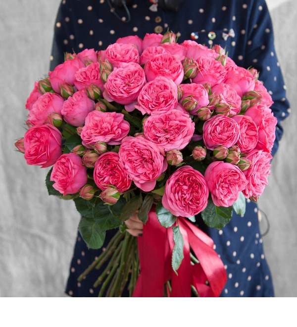 Букет из пионовидных роз Pink Piano (15, 25 или 51) FV96 LON – фото № 1