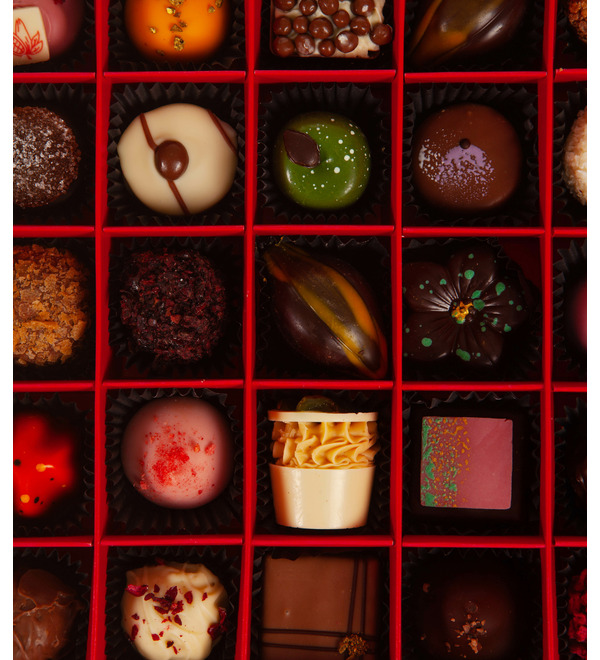 Конфеты ручной работы из премиального шоколада Весеннее тепло – фото № 2