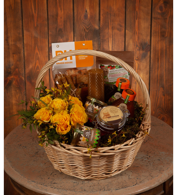 Gift basket Honey and herbs – photo #1