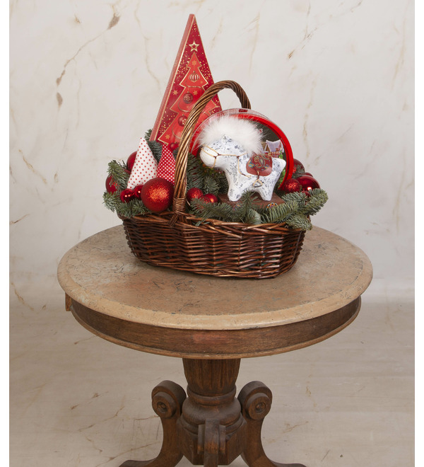 Подарочная корзина Нарядная ёлка – фото № 4