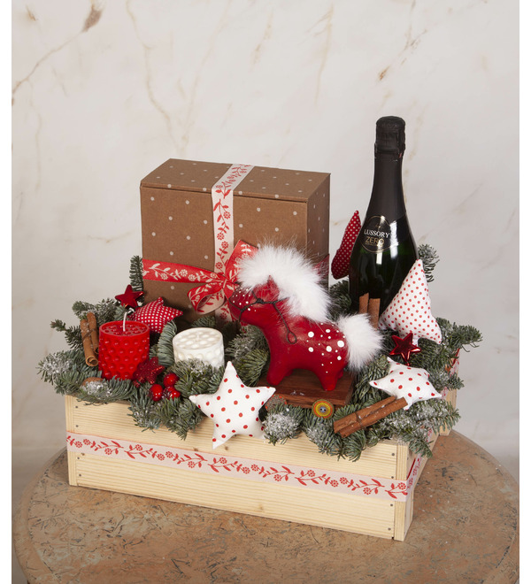 Подарочное кашпо Новогодние приготовления – фото № 3