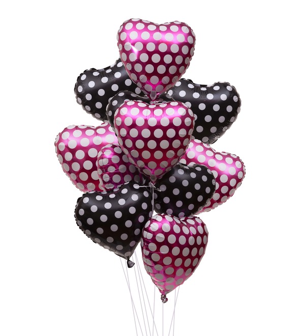 Bouquet of balloons Fabulous feelings (11 or 21 balloons) – photo #1