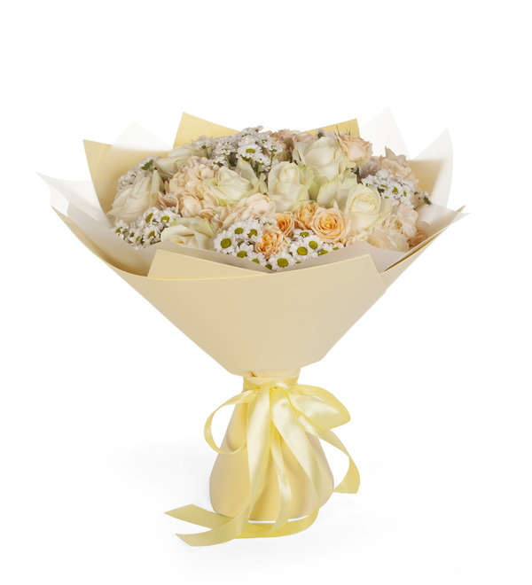 Букет-оркестр В кремовых тонах – фото № 5