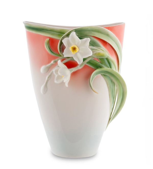 Porcelain vase Daffodils (Pavone) – photo #1