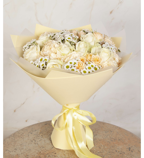 Букет-оркестр В кремовых тонах – фото № 2