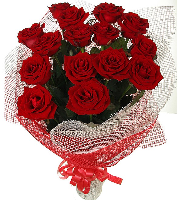 Букет из 15 роз Любовь без границ GR R15R ARG – фото № 1