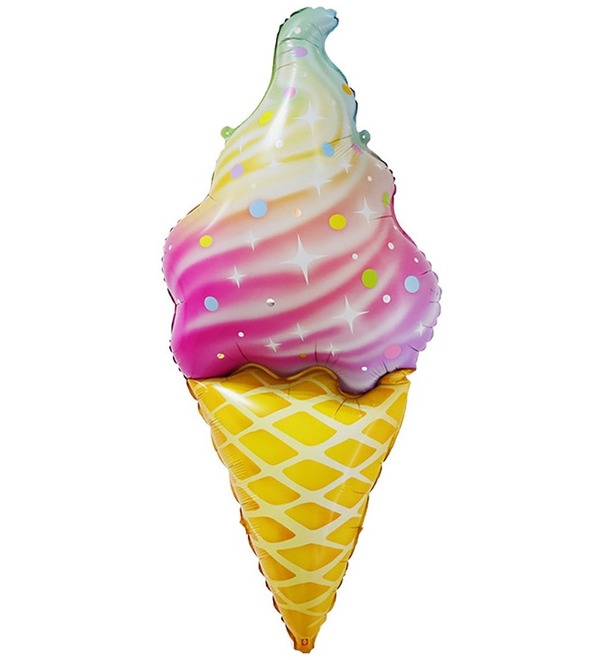 Воздушный шар Искрящееся мороженое (119 см) – фото № 1