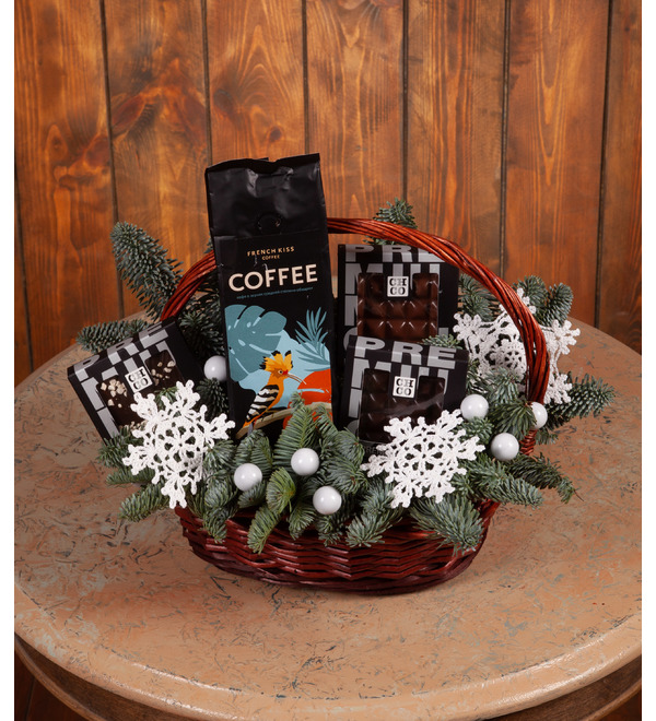 Gift basket Coffee with chocolate – photo #1