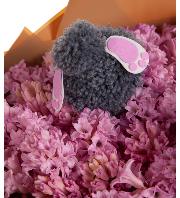 Букет-соло розовых гиацинтов (15,25,35,51,75 или 101) – фото № 3