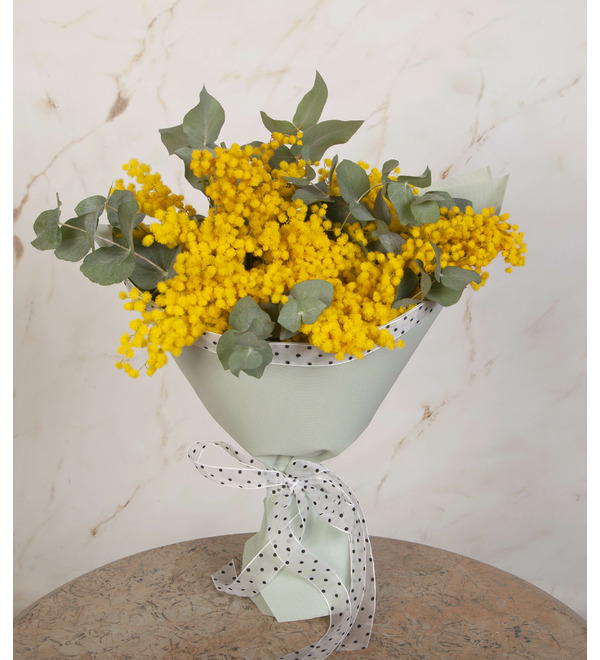 Букет-соло мимозы (5,7,9,15 или 25) – фото № 3