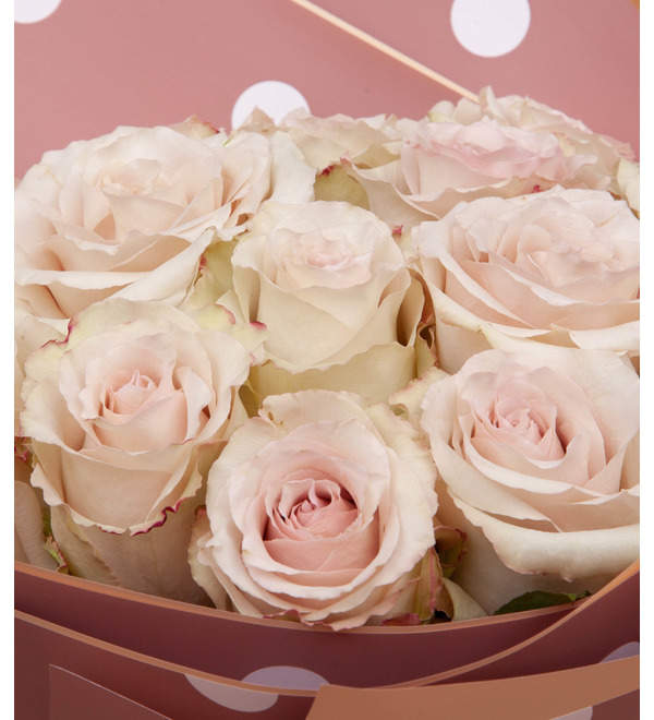Bouquet-solo of peony roses Quicksand (7,9,15,25,35 or 51) – photo #2