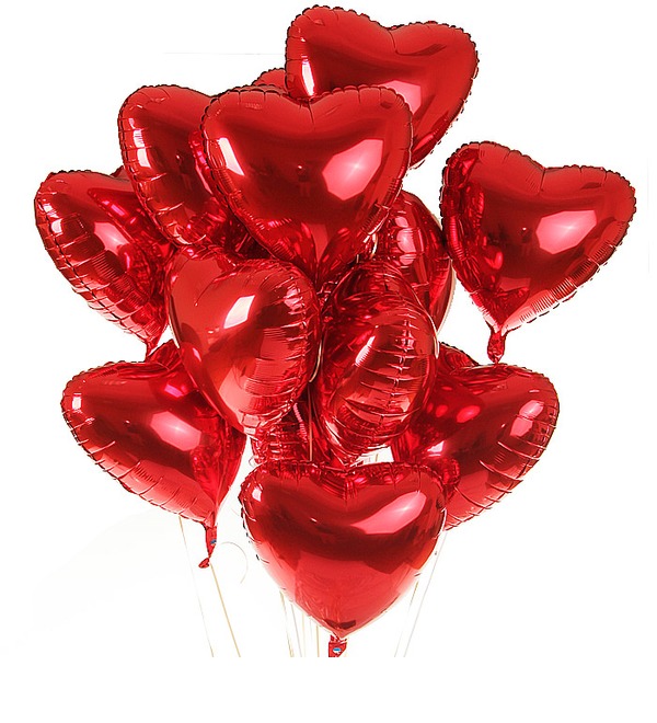 Bouquet of balloons Eternal Love (11 or 21 balloons) – photo #1