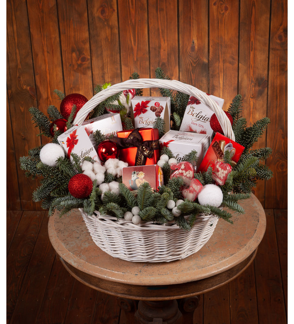 Gift basket Christmas outfit – photo #1