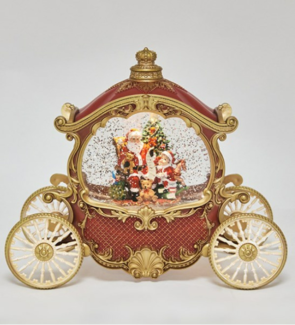 Новогодняя миниатюра с подсветкой Карета – фото № 4