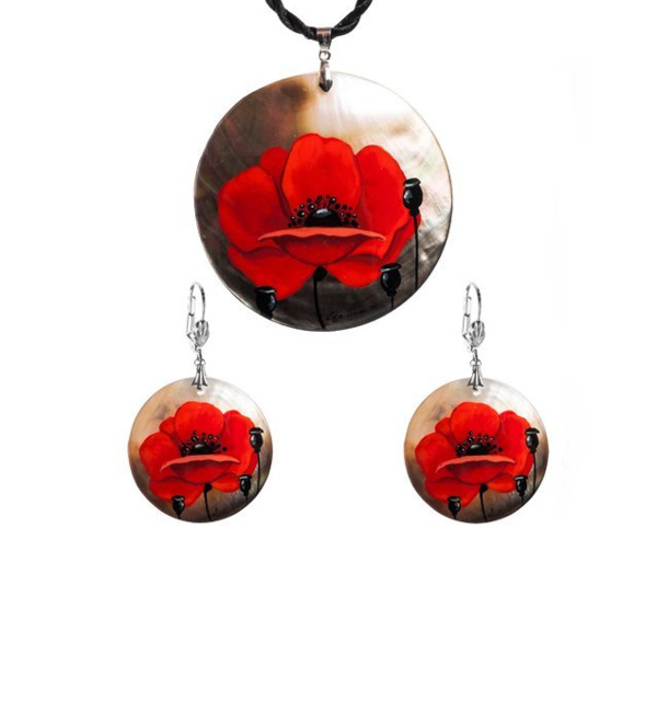 Set of pearl Poppy – photo #1