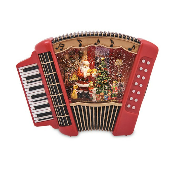 Новогодняя миниатюра с подсветкой Аккордеон – фото № 1