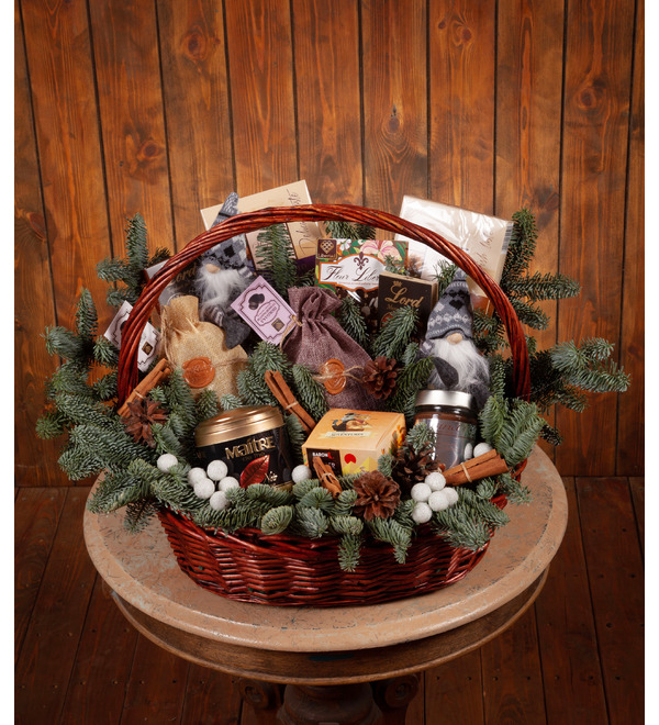 Gift basket Christmas gnomes – photo #1