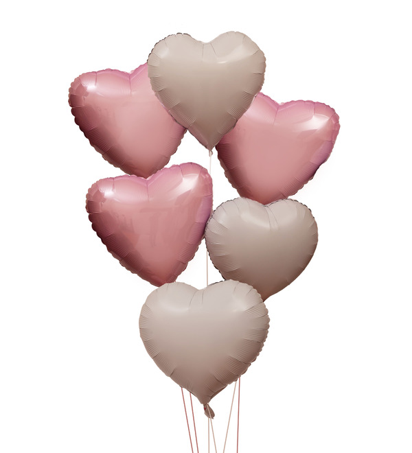 Bouquet of balloons Tender hugs (7 or 15 balloons) – photo #1