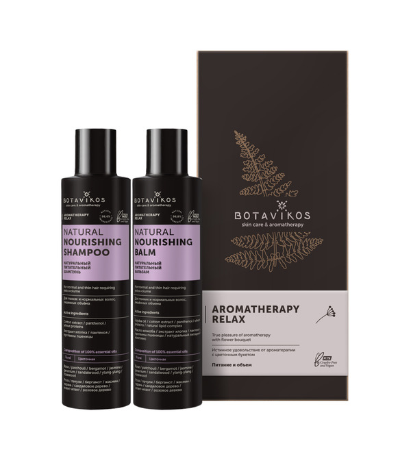 Gift set Aromatherapy Relax (Shampoo, hair conditioner) – photo #1