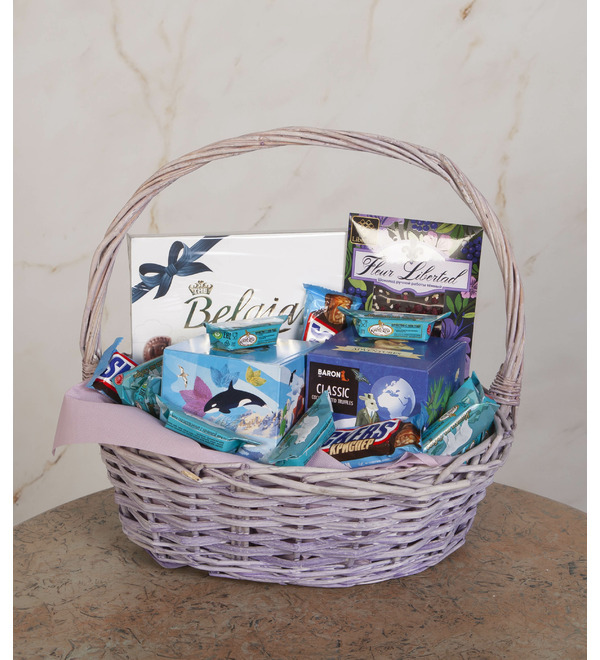 Подарочная корзина Шоколадное ассорти – фото № 1