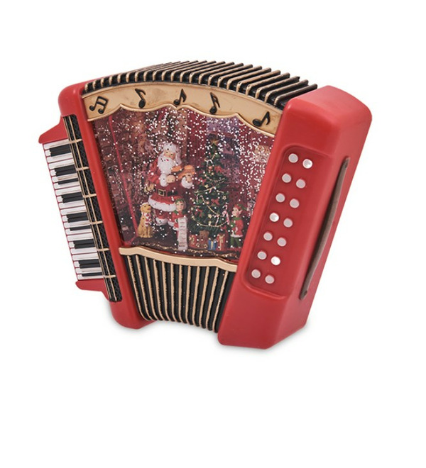 Новогодняя миниатюра с подсветкой Аккордеон – фото № 3