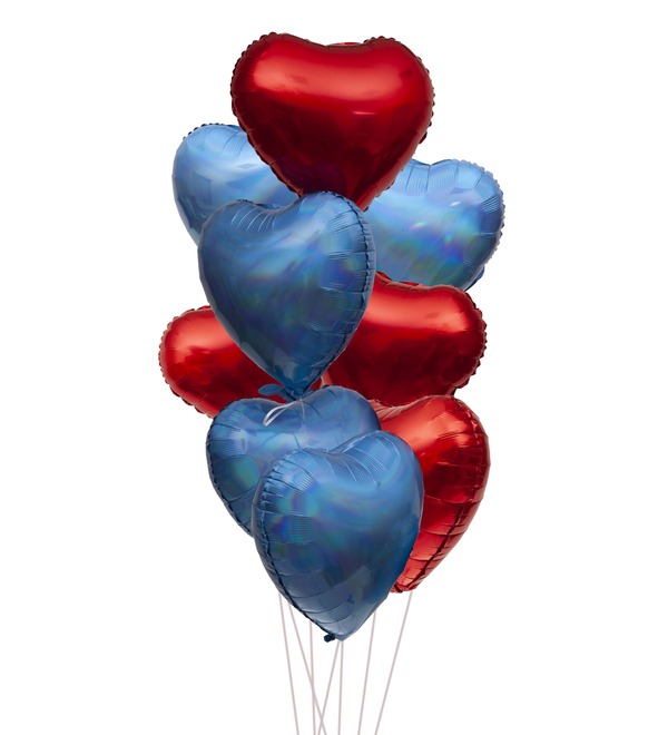 Bouquet of balloons Two elements (9 or 19 balloons) – photo #1