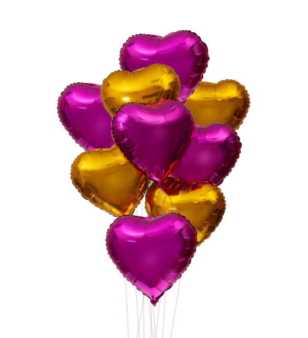 Bouquet of balloons Bohemia (9 or 18 balloons) – photo #1