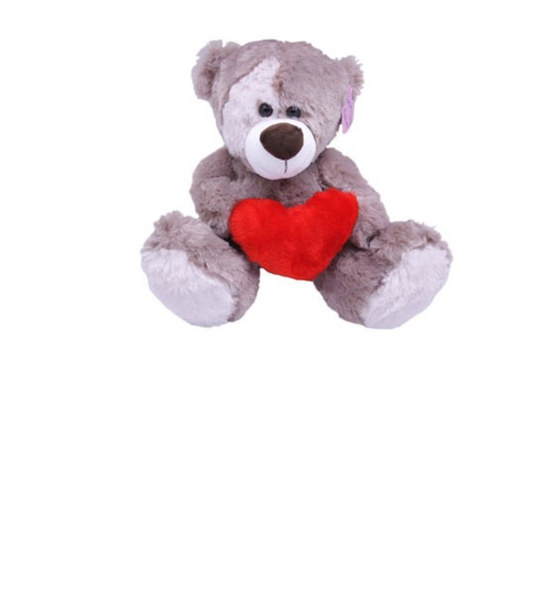 Soft toy Bear Zinovy with a heart (28 cm.) – photo #1