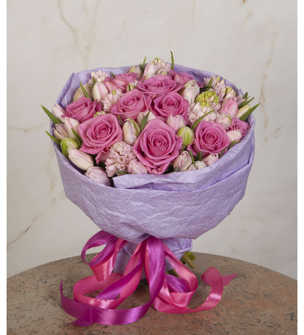 Букет-квартет Мечтательная особа – фото № 1