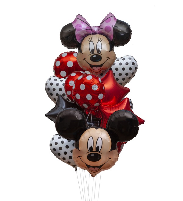 Bouquet of balloons Mickey and Minnie – photo #1