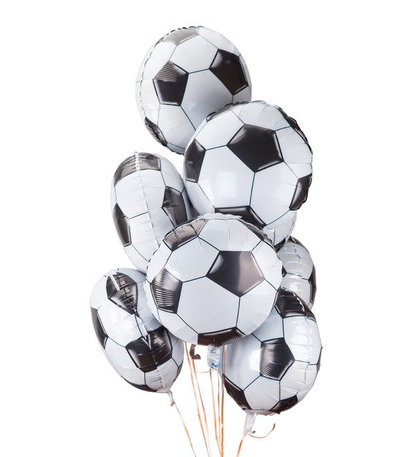 Bouquet of Balloons Football Ball (9 or 18 balloons) – photo #1