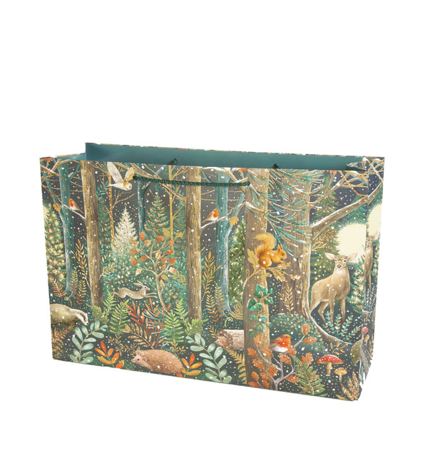 Подарочный пакет большой Сказочный лес – фото № 1