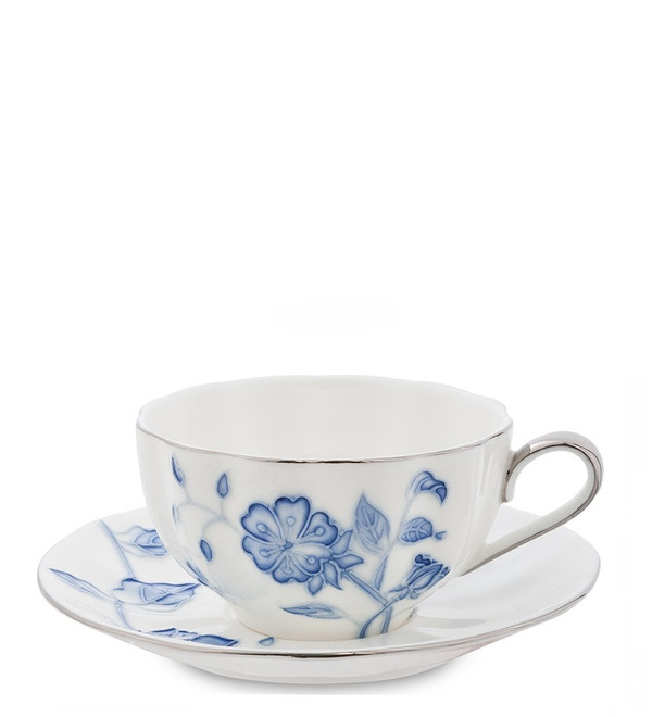 Tea set for 6 persons Blue Butterfly (Pavone) – photo #5