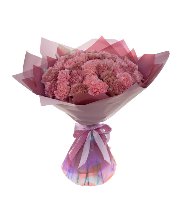 Bouquet-duet of carnations Refinement (15,25,35,51,75 or 101) – photo #5