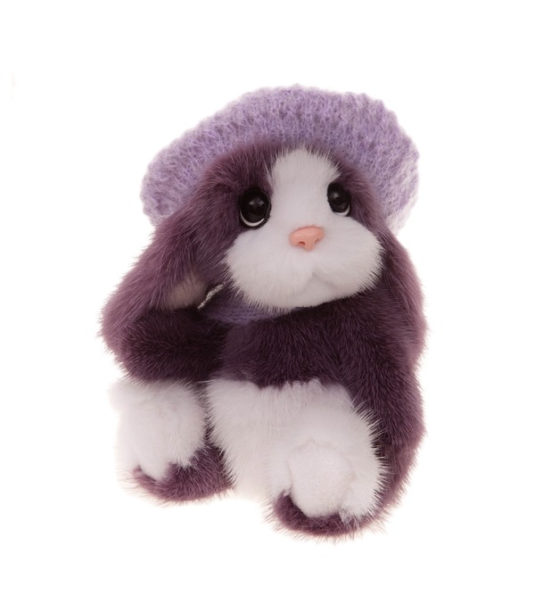Toy made of natural fur Bunny – photo #1
