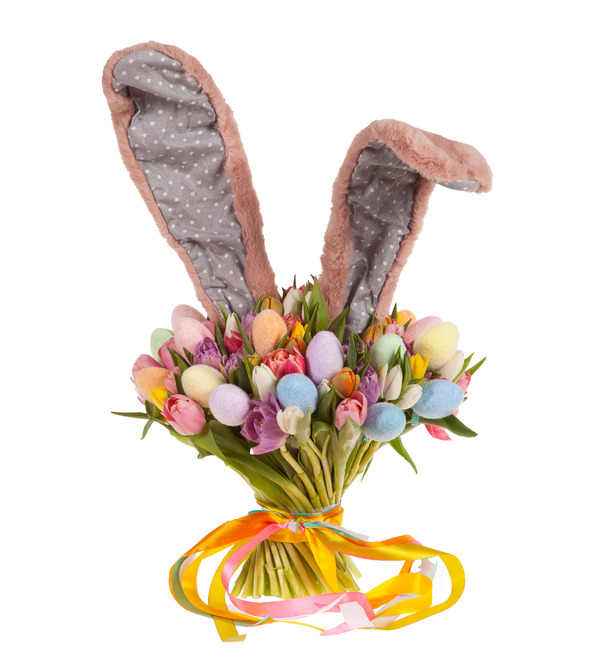 Bouquet-orchestra Spring rabbit – photo #4