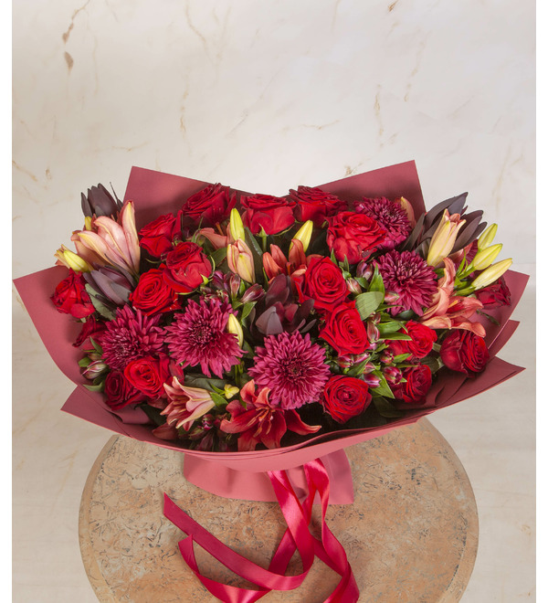 Букет-оркестр Вспышка чувств – фото № 3