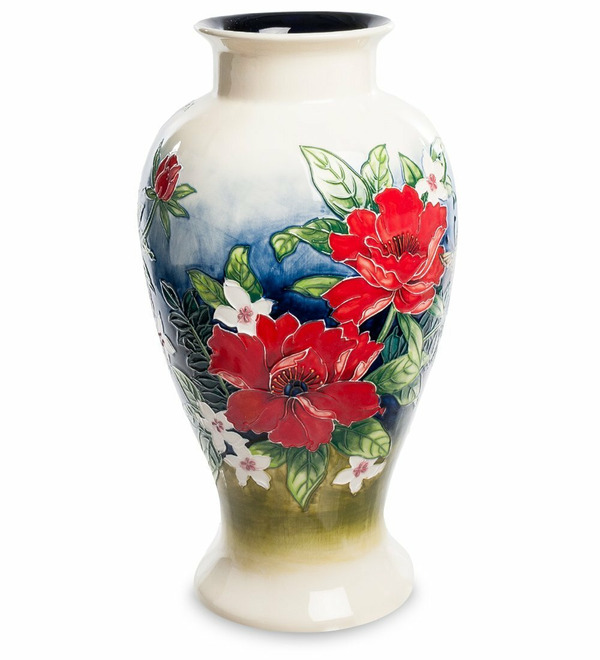 Porcelain vase Poppies (Pavone) – photo #2