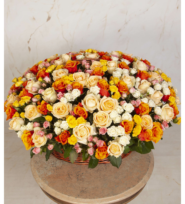 Композиция Охапка роз – фото № 1