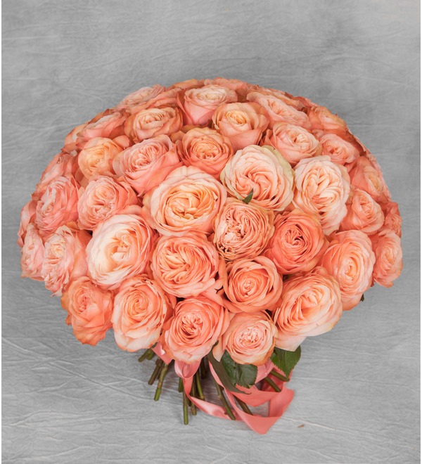 Bouquet of exclusive roses Kahala (51 or 101 roses) – photo #1