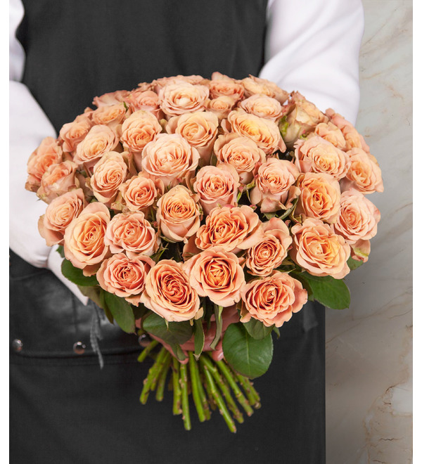 Bouquet of roses Cappuccino (25, 51 или 101) – photo #1