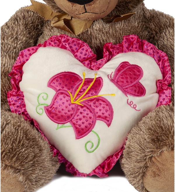 Soft toy Bear with a bow (50 cm) – photo #2