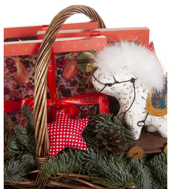 Подарочная корзина Новогодние штрихи – фото № 2