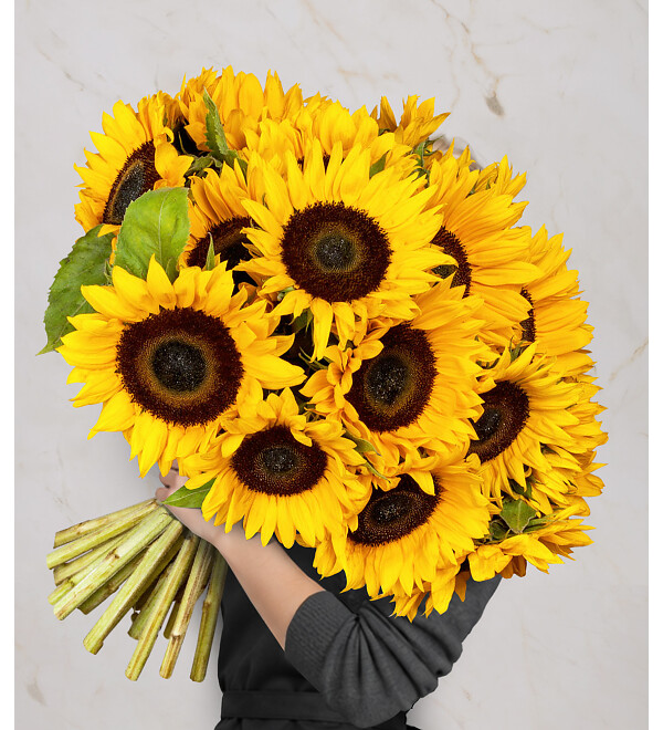 Bouquet of sunflowers (25, 51 or 75) – photo #1
