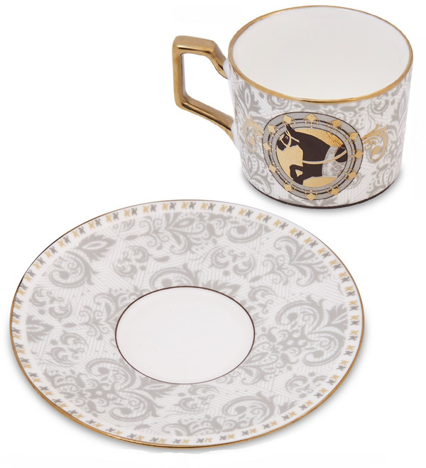 Чайная пара Лошадь (белая) – фото № 2