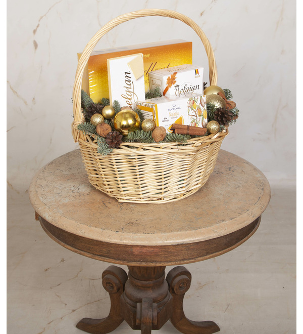 Подарочная корзина Золото праздника – фото № 4