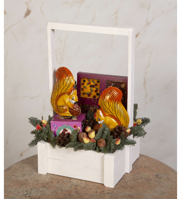 Подарочное кашпо Лесные друзья – фото № 3