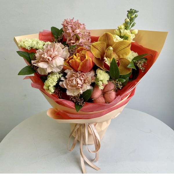 Bouquet Peach whim VBBC65 SHA – photo #1